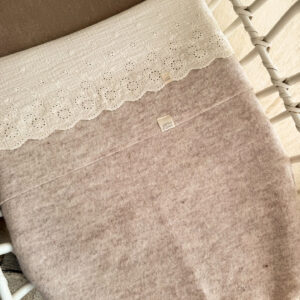 Wieg-/ledikantdeken Wol beige malange