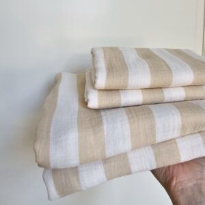 Swaddle - brede streep beige