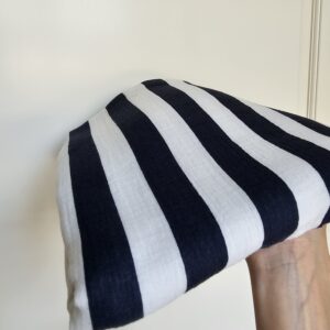 XL Beach Swaddle - streep blauw