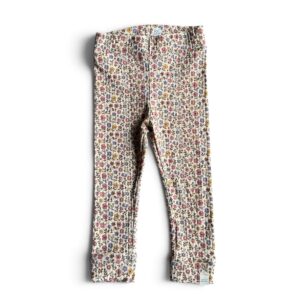 Skinny legging -retro mini bloem