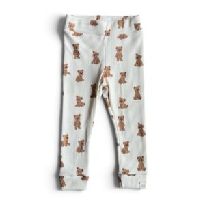 Skinny legging - grote teddy beer