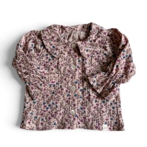Blouse bloemen oud lila