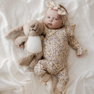 Boxpakje Jill - Ruffel blauw mini flowers