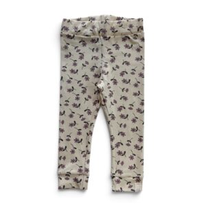 Skinny legging - bloem geen old lila