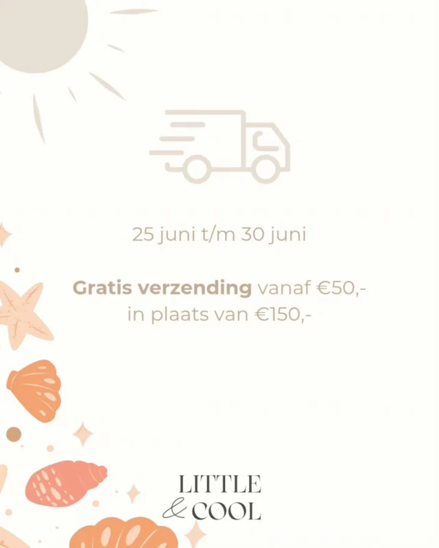 Gratis verzenden vanaf 50euro😃We zijn een weekendje weg, de verzending kan daardoor ietsje langer duren. Maar jullie krijgen wel gratis verzending vanaf 50euro ipv vanaf 150euro.Veel shopplezier lieve volgers🫶🏼
