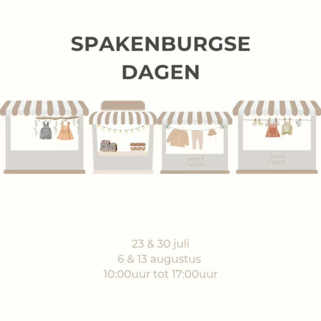 Aanstaande woensdag is de eerste dag spakenburgse dagen. Kom jij gezellig shoppen op deze super gezellige markt?Uiterraad nemen we veel mee we staan met 2 kramen maar we kunnen niet alles mee nemen. Dus wil jij dat we wat voor je mee nemen zo dat je niet mis grijpt stuur ons dan even een privé en dan nemen we het voor je mee en houden we het achter voor je.En uiteraard staan er der met leuke actie prijzen 👌
